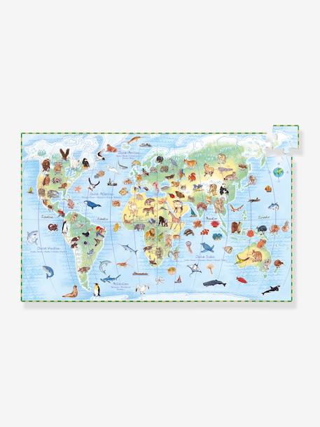 Puzzle 100 pièces Les animaux du monde multicolore 2 - vertbaudet enfant 