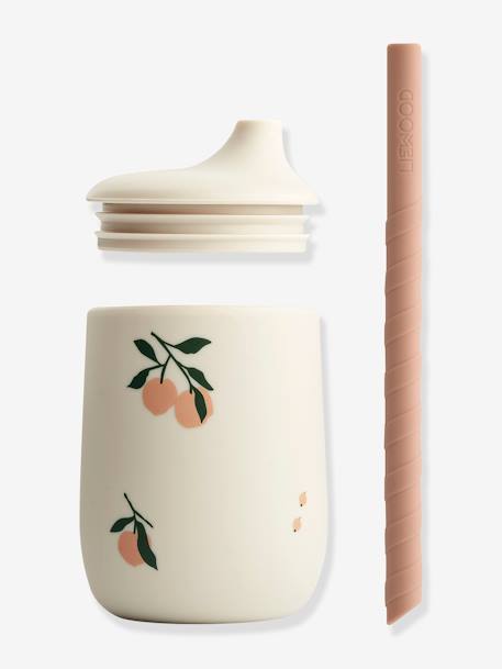 Gobelet en silicone avec paille Ellis - beige+écru 5 - vertbaudet enfant 