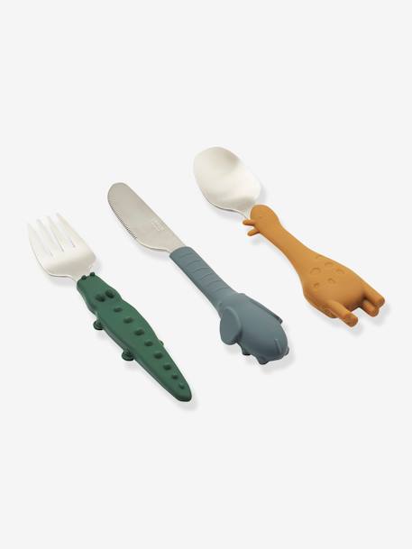 Set couverts en métal Tove - bleu 2 - vertbaudet enfant 