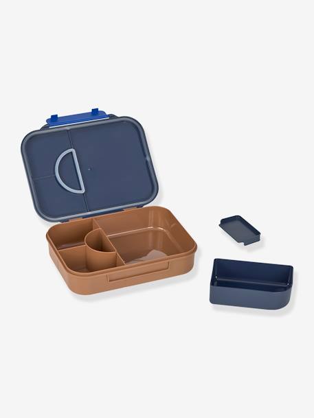 Boîte à gouter Bento Little Gang LÄSSIG bleu jean+blush+marine+mauve 18 - vertbaudet enfant 