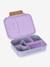 Boîte à gouter Bento Little Gang LÄSSIG bleu jean+blush+marine+mauve 23 - vertbaudet enfant 
