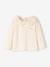 T-shirt bébé col brodé manches longues beige clair+rayé marine+rayé rouge 7 - vertbaudet enfant 