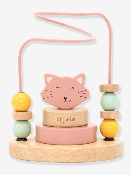 Labyrinthe à perles en bois - Mr. Fox+Mr. Lion+Mrs. Cat+Mrs. Rabbit 7 - vertbaudet enfant 