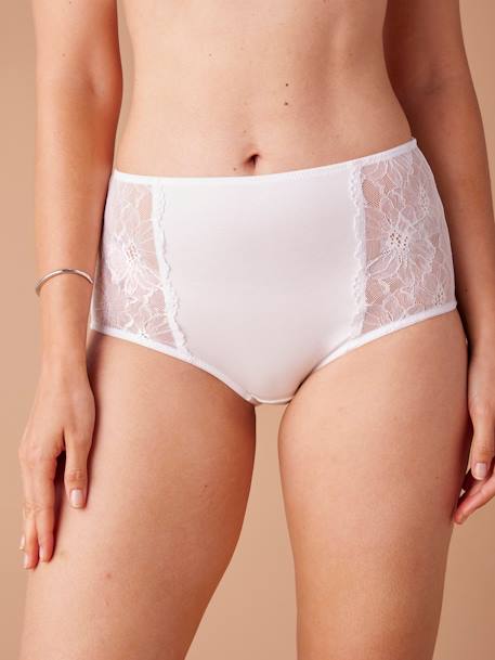 Lot de 2 culottes taille haute avec dentelle grossesse noir 2 - vertbaudet enfant 