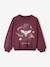 Sweat Harry Potter fille motif Hedwige avec détails glitter prune 1 - vertbaudet enfant 