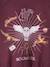 Sweat Harry Potter fille motif Hedwige avec détails glitter prune 3 - vertbaudet enfant 