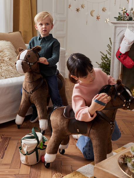 Licorne à roulettes en bois FSC® Grand cheval+Grande licorne+Petit cheval+Petite licorne 21 - vertbaudet enfant 