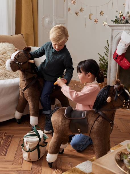 Cheval à roulettes en bois FSC® Grand cheval+Petit cheval 11 - vertbaudet enfant 