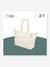 Tote bag beige+marron imprimé 7 - vertbaudet enfant 