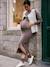 Robe longue de grossesse en tricot taupe 1 - vertbaudet enfant 