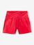 Short fille en velours lisse effet noeud devant rouge 1 - vertbaudet enfant 
