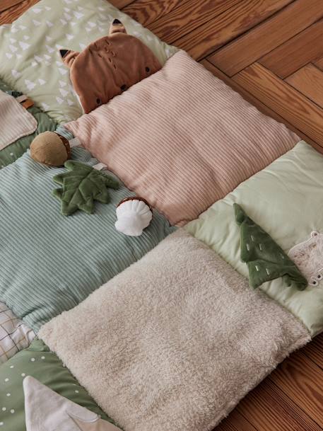 Tapis d'éveil moelleux et ludique Cherry+Cocotte+Croque la vie+Green forest+Navy sea 40 - vertbaudet enfant 