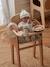 Chaise haute pour poupon en bois FSC® blanc+bois 8 - vertbaudet enfant 