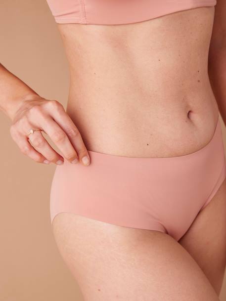 Lot de 3 culottes de grossesse sans coutures en microfibre beige 3 - vertbaudet enfant 