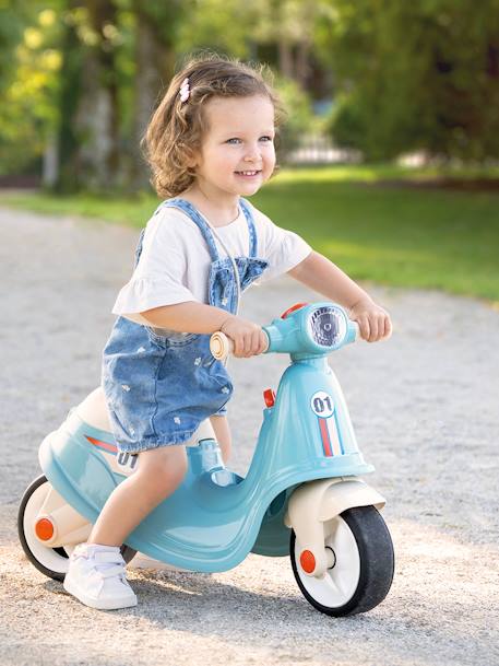 Porteur scooter bleu+rose 1 - vertbaudet enfant 