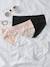 Lot de 3 culottes de grossesse sans couture noir 3 - vertbaudet enfant 