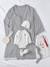 Kit maternité maman et bébé rayé gris 1 - vertbaudet enfant 