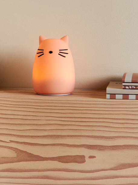 Veilleuse chat Winston - rose 3 - vertbaudet enfant 