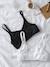 Lot 2 brassières croisées sans coutures grossesse et allaitement blanc 1 - vertbaudet enfant 