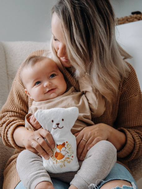Ourson thérapeutique BEKE BOBO beige+Beige (Abracadabra)+Blanc (Bambi rose)+Gris (Hérisson)+multicolore+orange 10 - vertbaudet enfant 