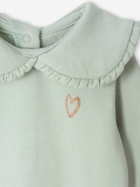 Lot de 2 pyjamas bébé fille en molleton vert sauge 5 - vertbaudet enfant 