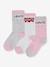 Lot de 3 paires de chaussettes Batwing regular Cut LEVI'S noir+rose 3 - vertbaudet enfant 