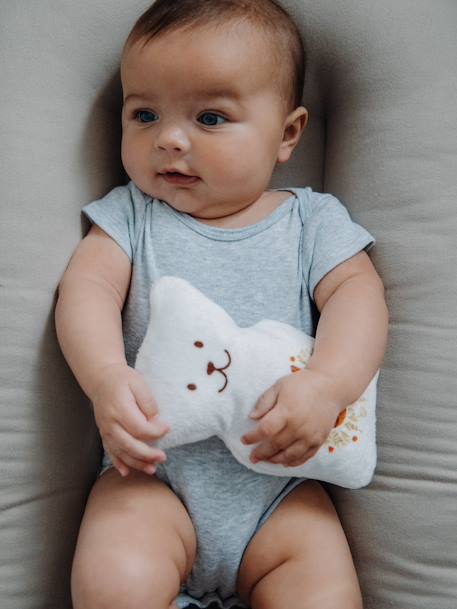 Ourson thérapeutique BEKE BOBO beige+Beige (Abracadabra)+Blanc (Bambi rose)+Gris (Hérisson)+multicolore+orange 11 - vertbaudet enfant 