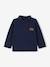 Lot de 2 T-shirts col roulé marine+vanille 2 - vertbaudet enfant 
