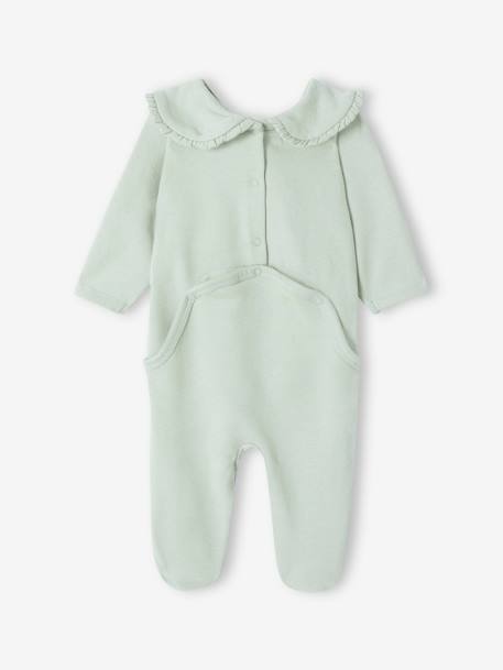 Lot de 2 pyjamas bébé fille en molleton vert sauge 4 - vertbaudet enfant 