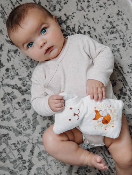 Ourson thérapeutique BEKE BOBO beige+Beige (Abracadabra)+Blanc (Bambi rose)+Gris (Hérisson)+multicolore+orange 12 - vertbaudet enfant 