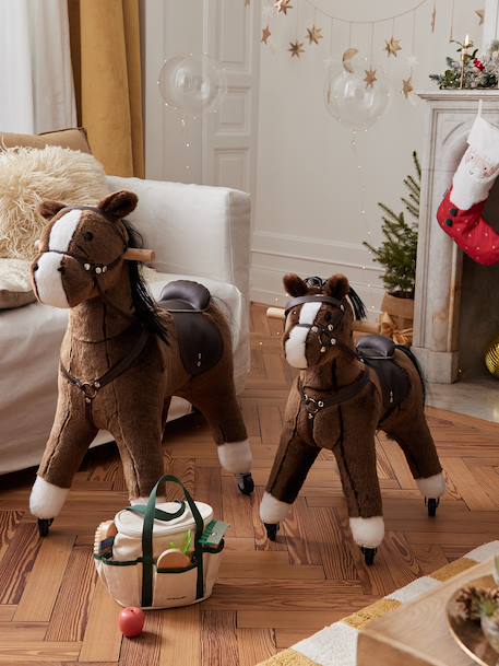 Licorne à roulettes en bois FSC® Grand cheval+Grande licorne+Petit cheval+Petite licorne 5 - vertbaudet enfant 