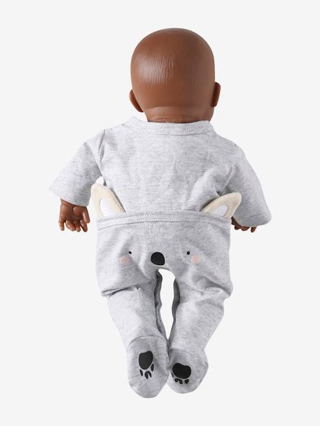 Pyjamas pour poupon 30/33 cm et 36 cm gris 2 - vertbaudet enfant 