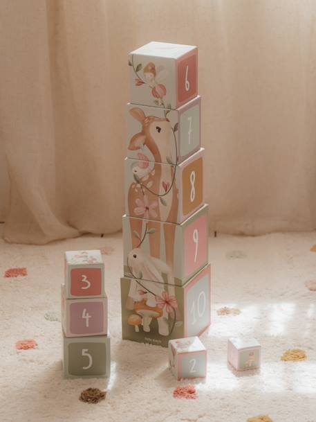 Cubes à empiler en carton - Fairy garden 1 - vertbaudet enfant 