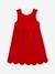 Robe de fête en velours lisse fille noeud au dos rouge 7 - vertbaudet enfant 