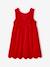 Robe de fête en velours lisse fille noeud au dos rouge 3 - vertbaudet enfant 