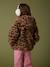 Veste fille à capuche sherpa imprimée léopard marron imprimé 7 - vertbaudet enfant 