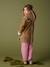 Manteau fille à capuche peau lainée réversible marron 10 - vertbaudet enfant 