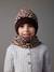 Ensemble fille léopard bonnet snood gants marron imprimé 8 - vertbaudet enfant 