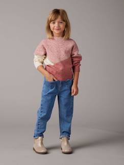 -Jean fille paperbag poches coeur