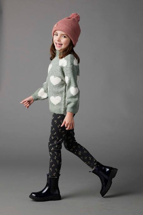 Legging Fille Tuff Athletics – Taille 14-16 Ans – Doublé Polaire Bleu