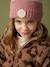 Veste fille à capuche sherpa imprimée léopard marron imprimé 2 - vertbaudet enfant 