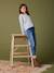 Jean fille droit MorphologiK tour de hanches Medium bleu foncé+stone 11 - vertbaudet enfant 