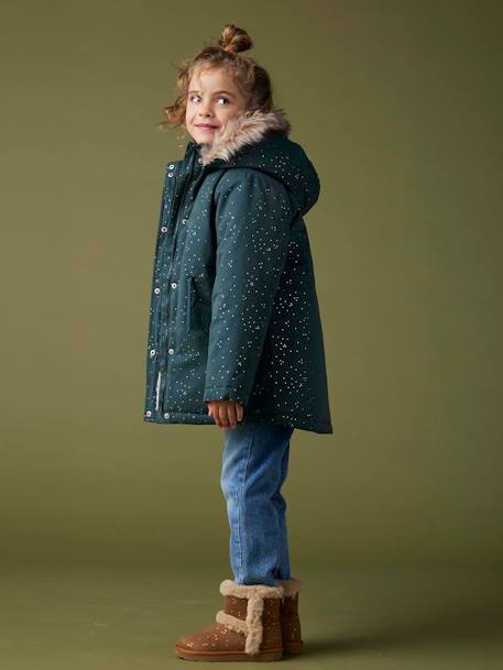 Boots enfant fille fourrées zippées marron 8 - vertbaudet enfant 