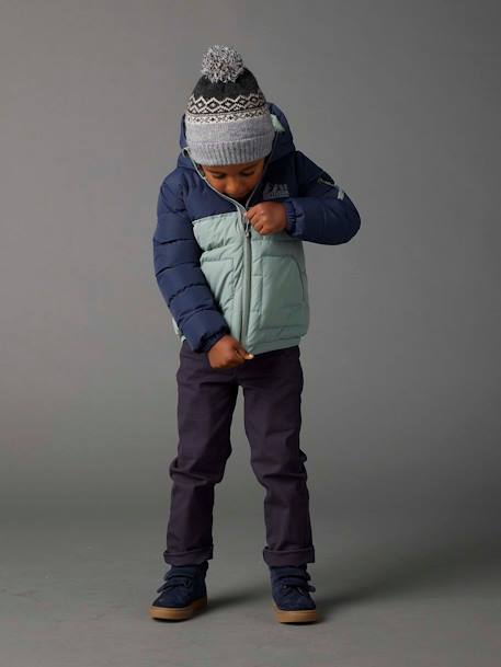 Pantalon garçon indestructible facile à enfiler beige+bleu nuit+kaki+vert sauge 11 - vertbaudet enfant 