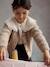 Gilet fille en maille mousseuse camel+olive 1 - vertbaudet enfant 