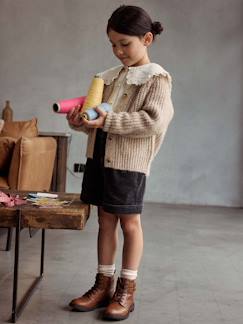 Short velours taille élastiquée  - vertbaudet enfant