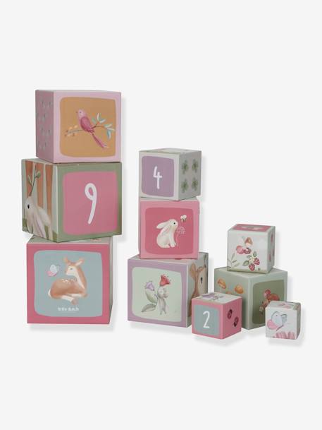 Cubes à empiler en carton - Fairy garden 4 - vertbaudet enfant 