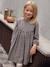 Robe vichy à volants fille carreaux gris+olive 6 - vertbaudet enfant 