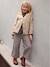 Gilet fille en maille mousseuse camel+olive 7 - vertbaudet enfant 