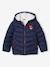 Doudoune garçon à capuche doublée sherpa spécial ski marine 1 - vertbaudet enfant 